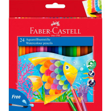 Набор 24 акварельных карандаша Рыбка Faber-Castell, 114425