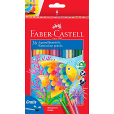 Набор 36 акварельных карандаша Рыбка Faber-Castell, 114437