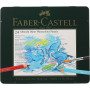 Набір акварельних олівців Faber-Castell 24 кольори металева коробка, 117524