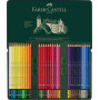 Набір акварельних олівців Faber-Castell 60 кольорів металева коробка 117560