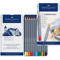 Набор акварельных карандашей Faber-Castell Goldfaber Aqua 12 цветов