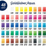 Набір акварельних олівців Faber-Castell Goldfaber Aqua 48 кольорів