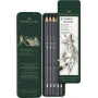 Набір олівців Graphite Aquarelle HB-8B 5 штук Faber-Castell, 117805