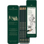 Олівці Faber-Castell 9000 у наборі 6 штук HB-8B, 119063