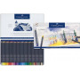 Набір кольорових олівців FABER-CASTELL 36 кольорів Goldfaber металева коробка 114736