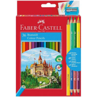 Набір 36 кольорові олівці Замок і подарунок Faber-Castell, 110336