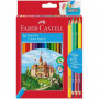 Набір 36 кольорові олівці Замок і подарунок Faber-Castell, 110336