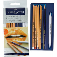 Набір для малюнка Faber-Castell Classic Sketch Set, 6 предметів, 114004