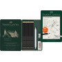 Набір Faber-Castell для графіки 11 предметів Pitt Graphite Matt в металевому пеналі, 115220