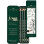 Набір олівців Faber-Castell Jumbo 5 штук НВ-8В у пеналі, 119305