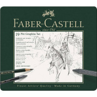 Набір для графіки Pitt Graphite 19 предметів Faber-Castell