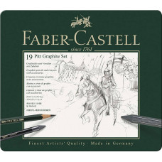 Набор для графики Pitt Graphite 19 предметов Faber-Castell