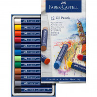 Пастель масляная 12 цветов Faber-Castell Oil Pastels, 127012