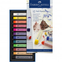 Набор сухой мягкой пастели 12 шт. 70 мм GOLDFABER - 128312 FABER-CASTELL