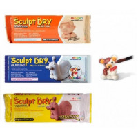 Маса для моделювання персикова самозастигаюча 0,25кг ''Sculpt Dry'' MUNGYO
