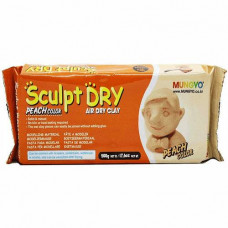 Масса для моделирования персиковая самозастывающая 0,5кг ''Sculpt Dry'' MUNGYO