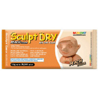 Маса для моделювання персикова самозастигаюча 1кг ''Sculpt Dry'' MUNGYO