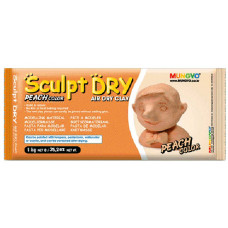 Масса для моделирования персиковая самозастывающая 1кг ''Sculpt Dry'' MUNGYO
