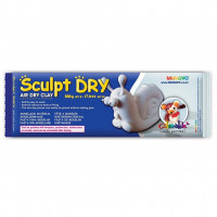 Маса для моделювання біла самозастигаюча 0,5кг ''Sculpt Dry'' MUNGYO