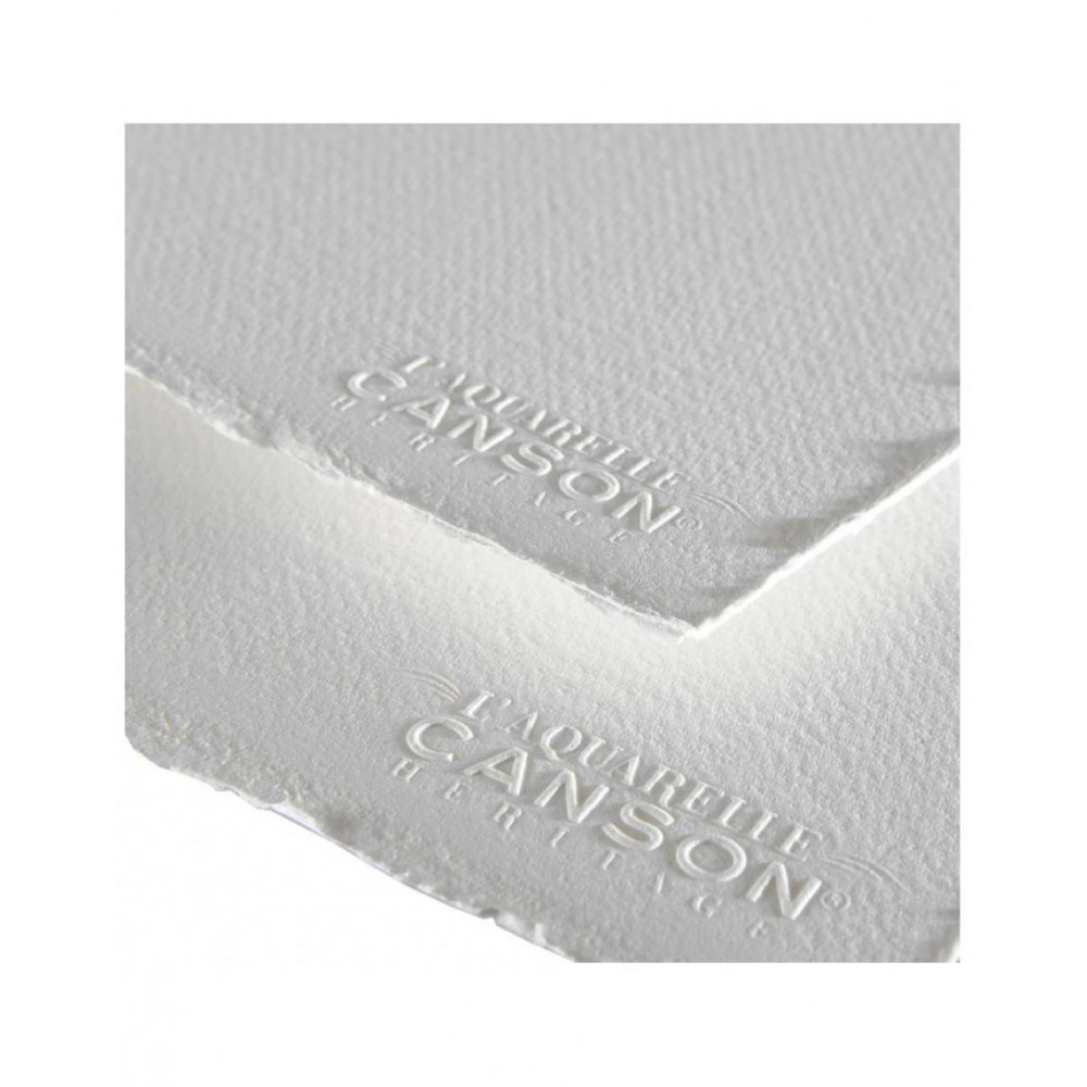 Папір акварельний Canson Heritage 100% бавовна, середнє зерно, 300г/м2, 56х76 см
