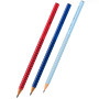 Карандаш B чернографитный Grip 2001 красный 517021, Faber-Castell