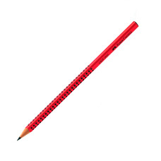Карандаш B чернографитный Grip 2001 красный 517021, Faber-Castell