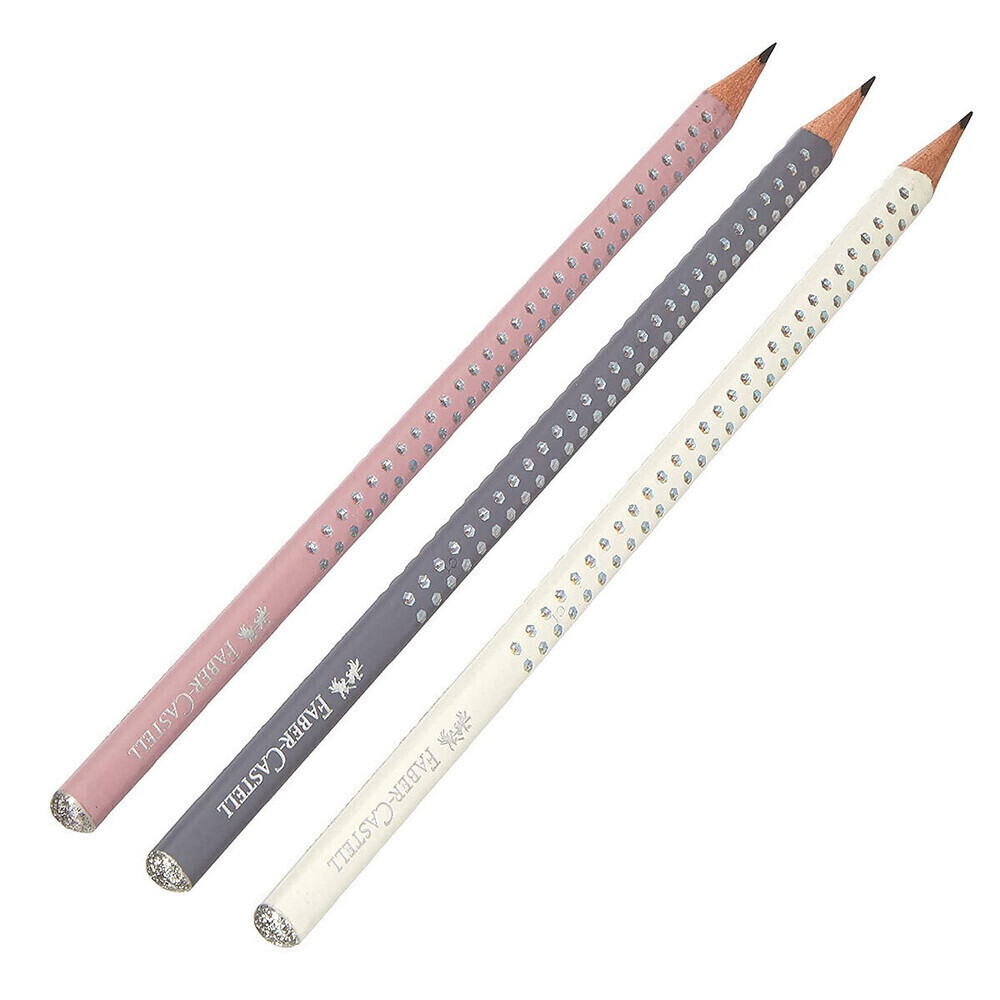 Карандаш B чернографитный Grip 2001 розовый 517054, Faber-Castell