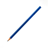 Олівець B чорнографітний Grip 2001 синій 517051, Faber-Castell
