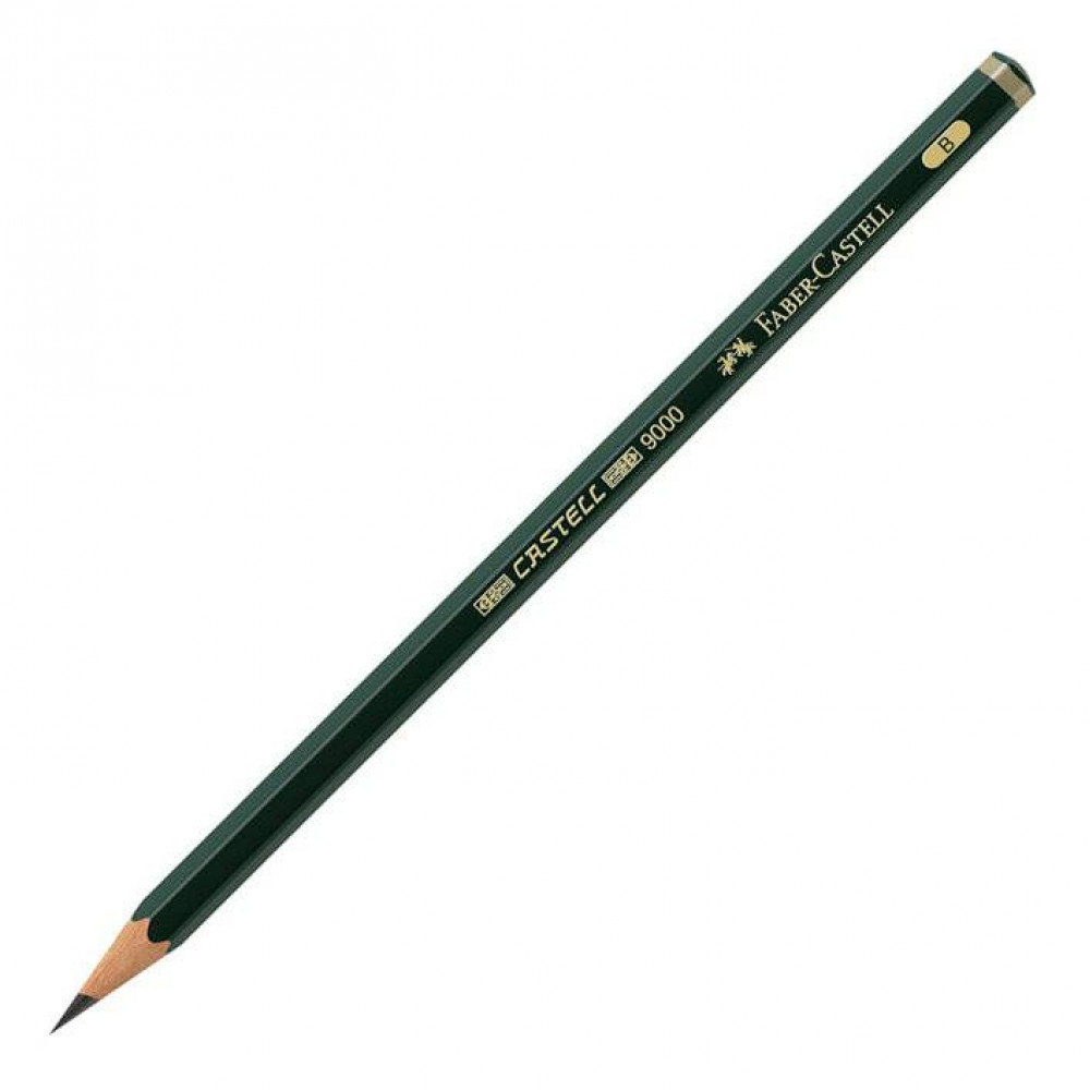 Олівець чорнографітний Faber-Castell 9000, B