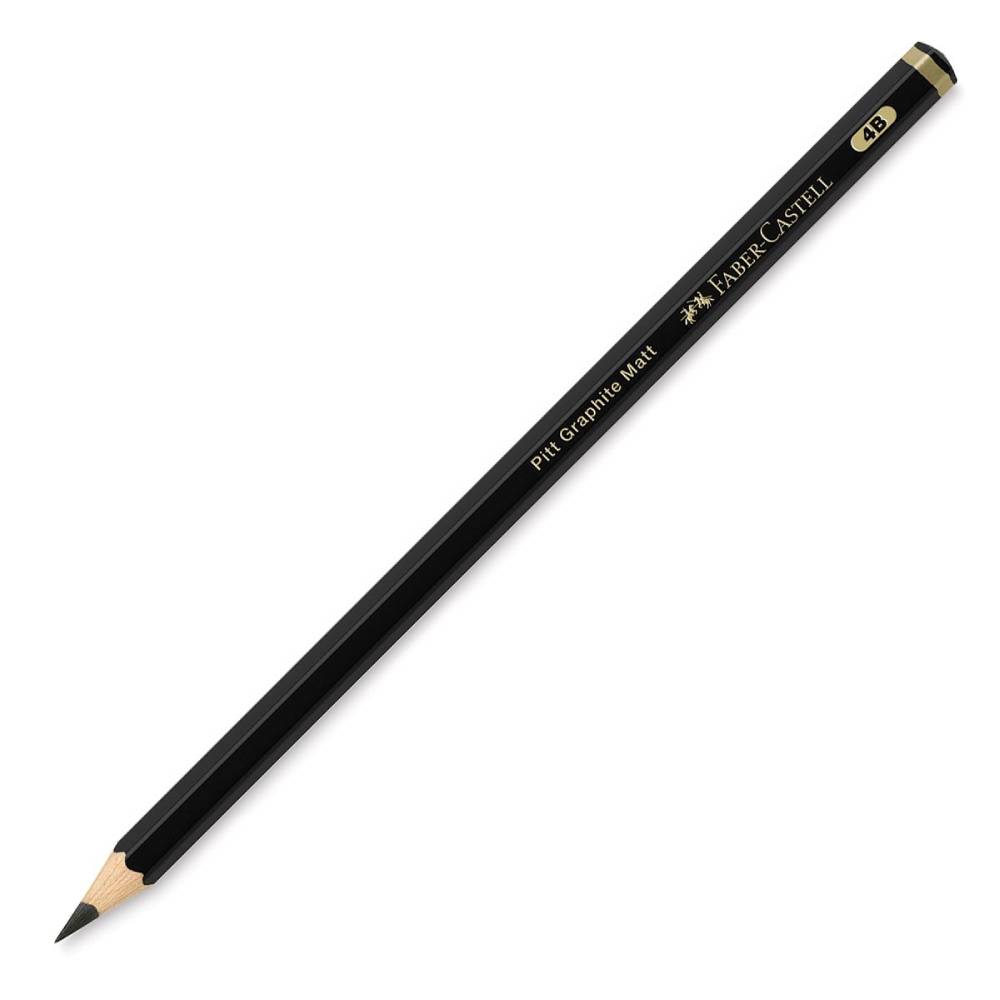 Карандаш Faber-Castell чернографитный матовый Pitt Graphite Matt 4В