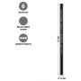 Олівець вугільний середній натуральний Faber-Castell 117400