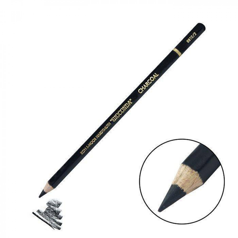 Олівець KOH-I-NOOR вугілля мистецтв. 8810 KOH-I-NOOR