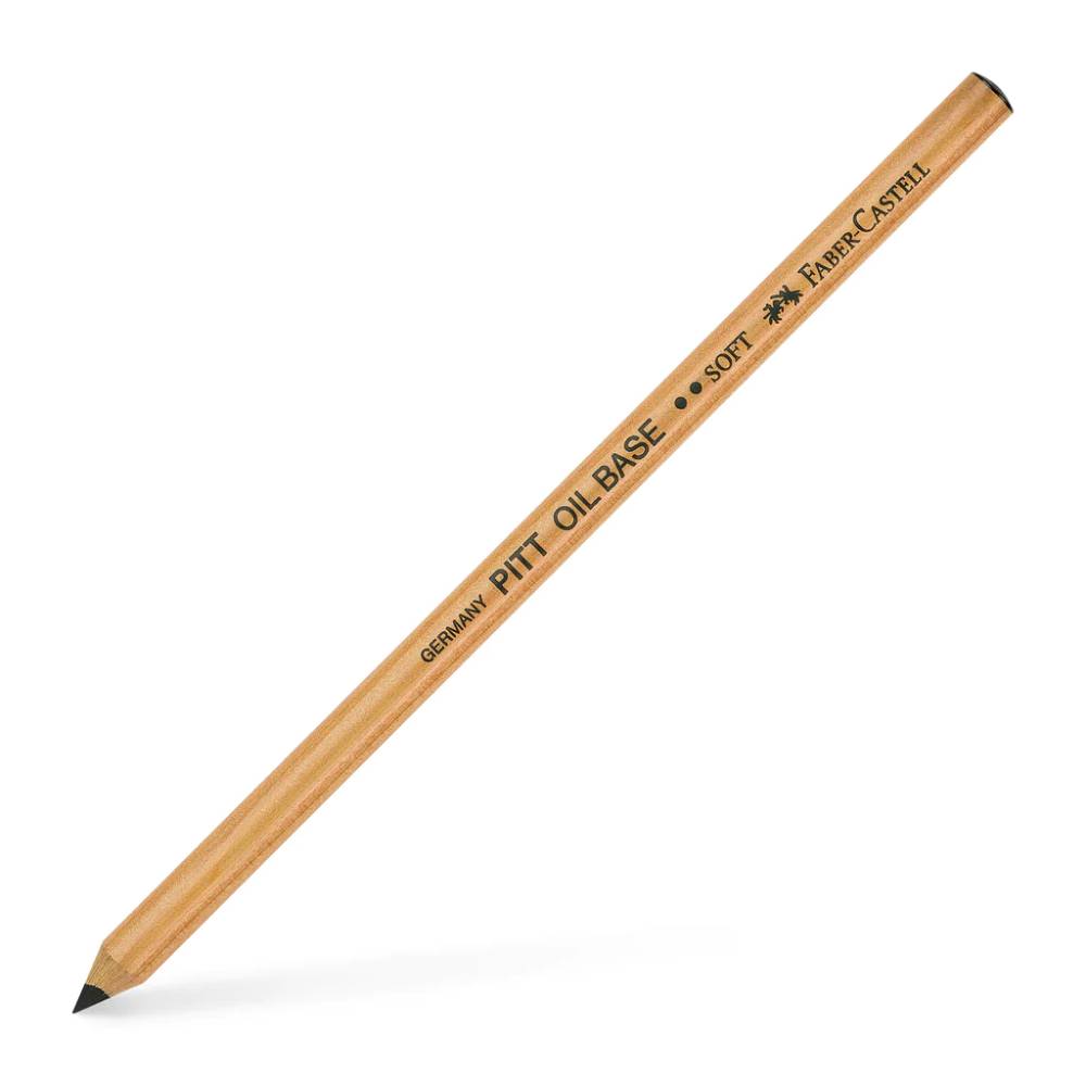 Олівець олійний Faber-Castell м'який чорний 112602