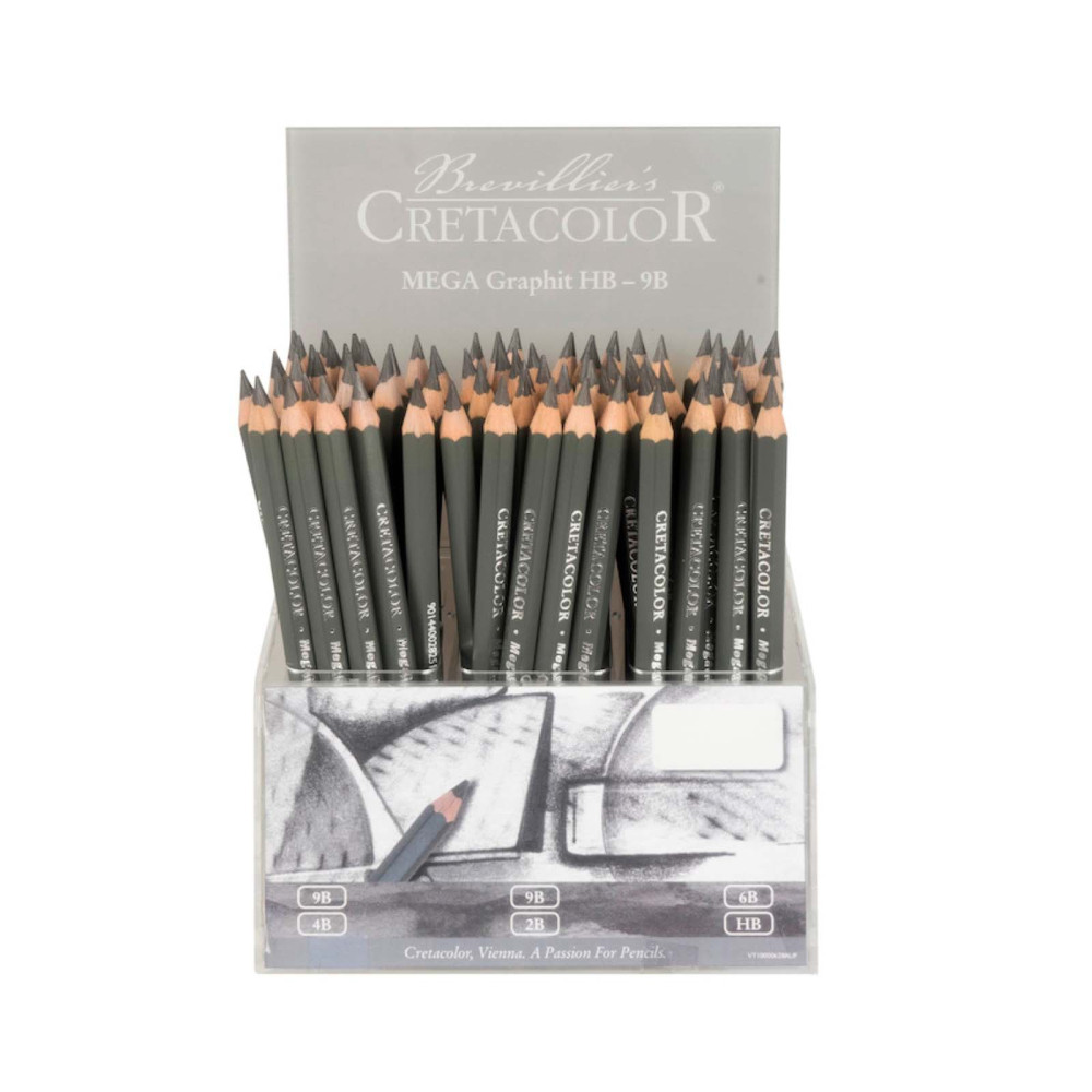 Олівець потовщений Mega Graphite 2B, Cretacolor