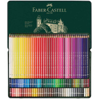 Набір кольорових олівців 120 кольорів POLYCHROMOS метал.коробка 110011 FABER-CASTELL