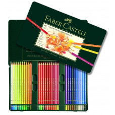 Набор цветных карандашей 60 цветов POLYCHROMOS метал.коробка 110060 FABER-CASTELL 