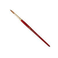 Пензель ORO ROSSO синтетика кругла серія 751 коротка ручка № 12