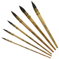 Пензель REMBRANDT серія 135 для акварелі Petit Gris Pure  кругла