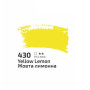 Фарба акрилова, Жовта лимонна, 400 мл, ROSA Studio