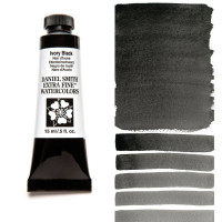 Фарба акварельна Daniel Smith 15 мл Ivory Black, Ser. 1
