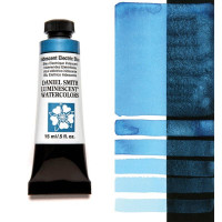 Фарба акварельна Daniel Smith 15 мл Iridescent Electric Blue, Ser. 1