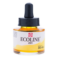 Краска акварельная жидкая Ecoline (201), Желтая светлая, 30 мл, Royal Talens