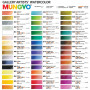 Набір акварелі Mungyo Gallery 48 кольорів у металевому пеналі, напівкювета