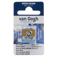 Краска акварельная Van Gogh (234), Сиена натуральная, кювета, Royal Talens