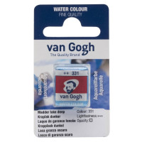 Краска акварельная Van Gogh (331), Мареновый красный темный, кювета, Royal Talens