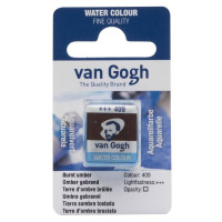 Фарба акварельна Van Gogh (409), Умбра палена, кювета, Royal Talens
