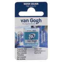 Фарба акварельна Van Gogh (522), Бірюзово-синій, кювета, Royal Talens