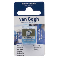 Фарба акварельна Van Gogh (620), Оливковий зелений, кювета, Royal Talens