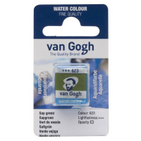 Фарба акварельна Van Gogh (623), Соковитий зелений, кювета, Royal Talens