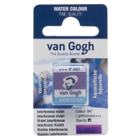 Фарба акварельна Van Gogh (847), Інтерферентний фіолетовий, кювета, Royal Talens